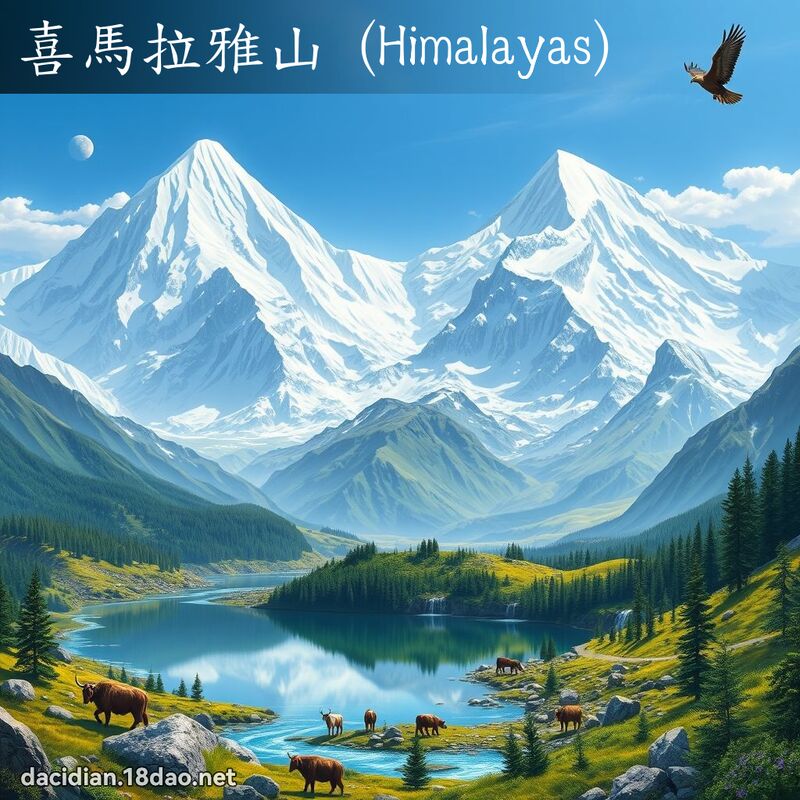 喜馬拉雅山 (Himalayas) - 國語大辭典配圖