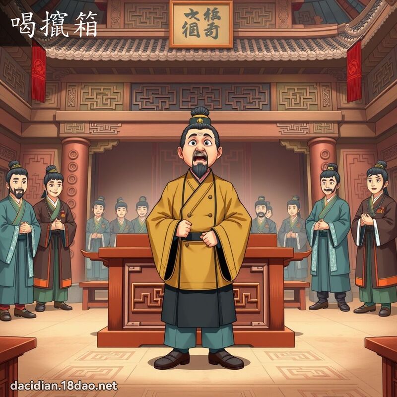 喝攛箱 - 國語大辭典配圖