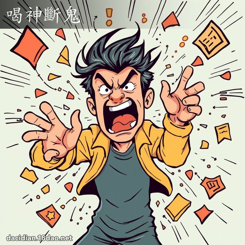 喝神斷鬼 - 國語大辭典配圖