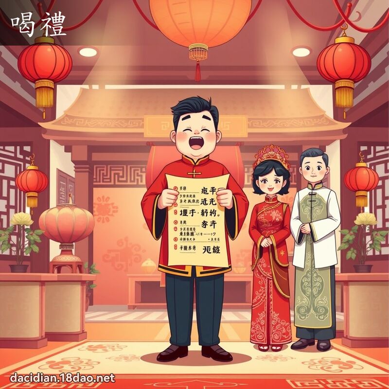 喝禮 - 國語大辭典配圖