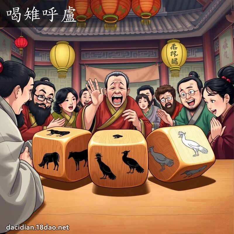 喝雉呼卢 - 国语大辞典配图
