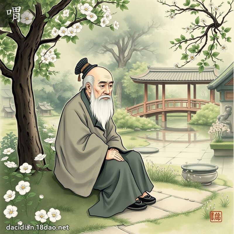 喟 - 國語大辭典配圖