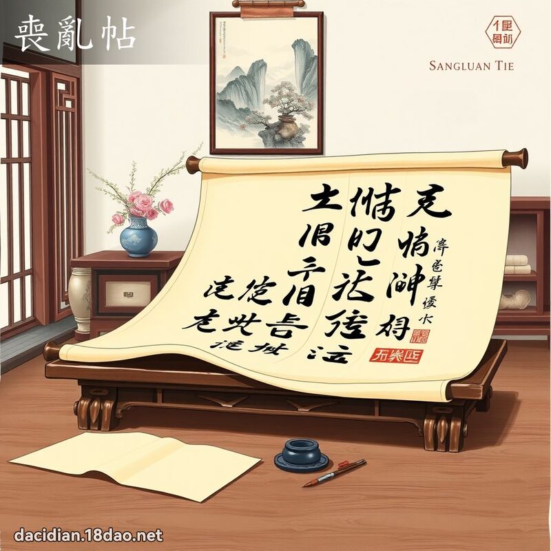 丧乱帖 - 国语大辞典配图