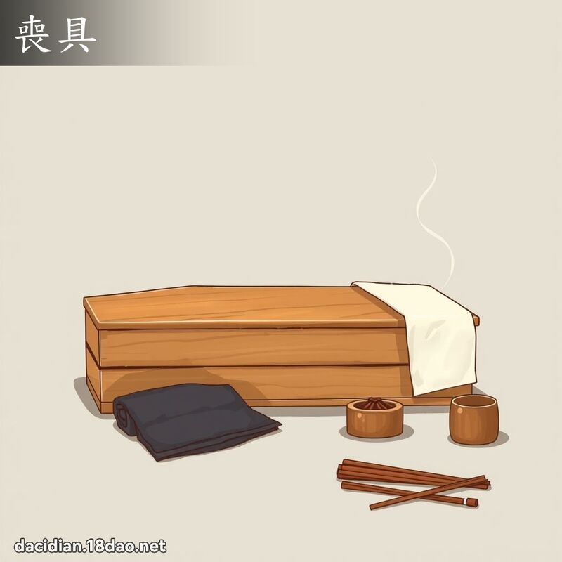 丧具 - 国语大辞典配图