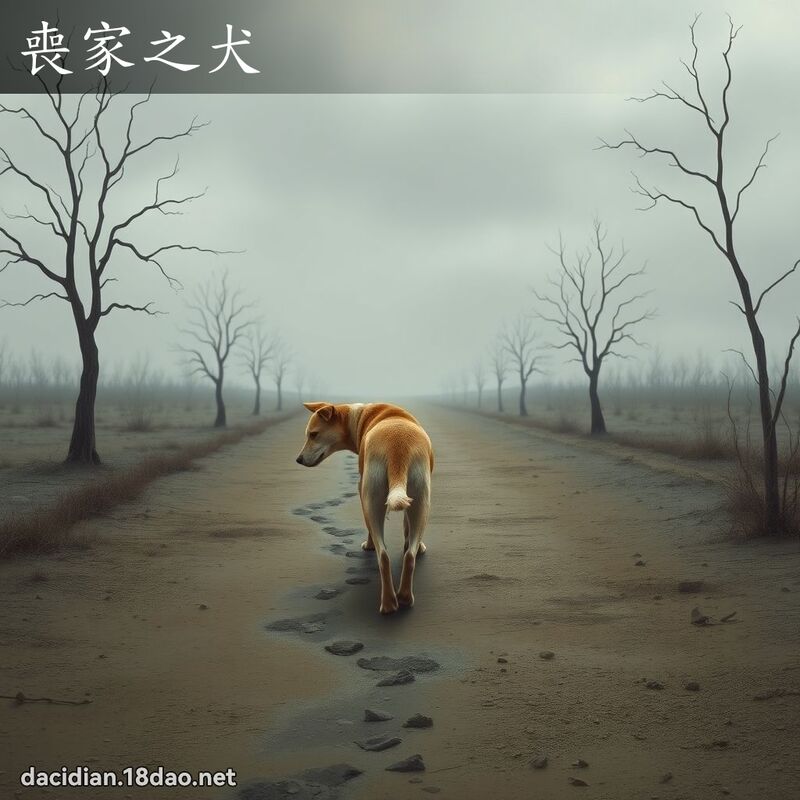 丧家之犬 - 国语大辞典配图