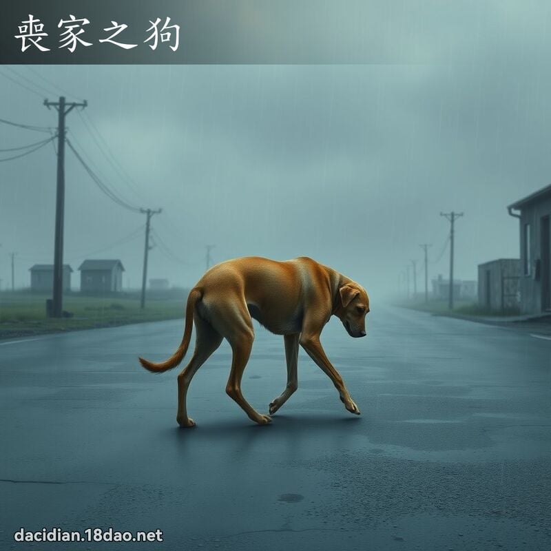 丧家之狗 - 国语大辞典配图