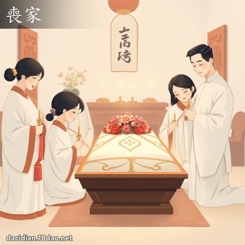 丧家 - 国语大辞典配图