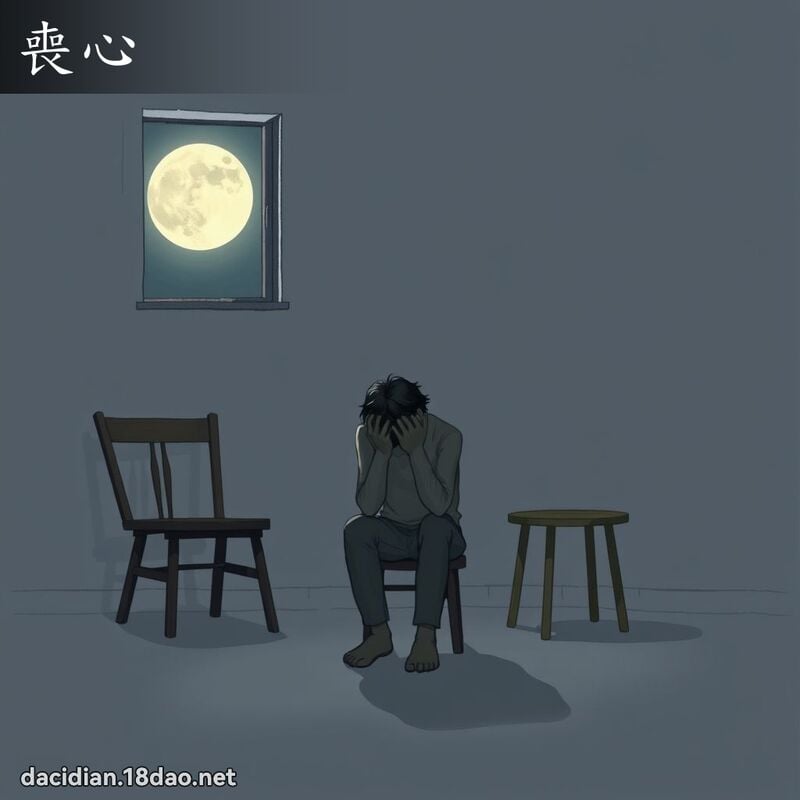 喪心 - 國語大辭典配圖