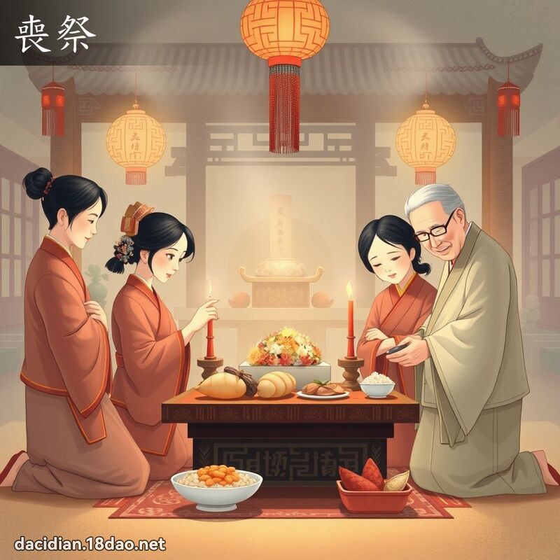 丧祭 - 国语大辞典配图