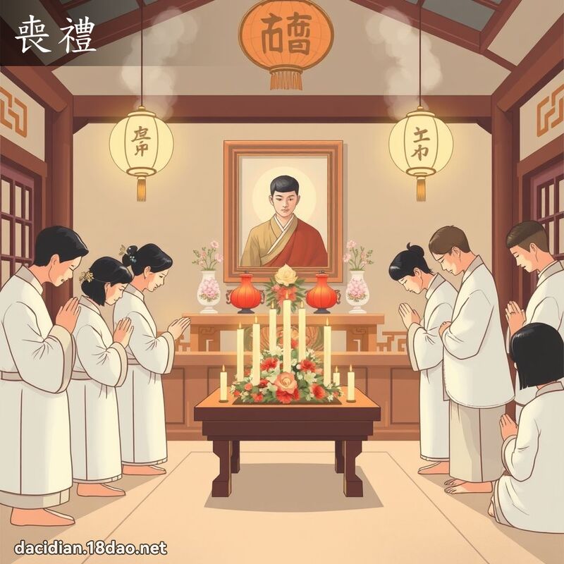 喪禮 - 國語大辭典配圖