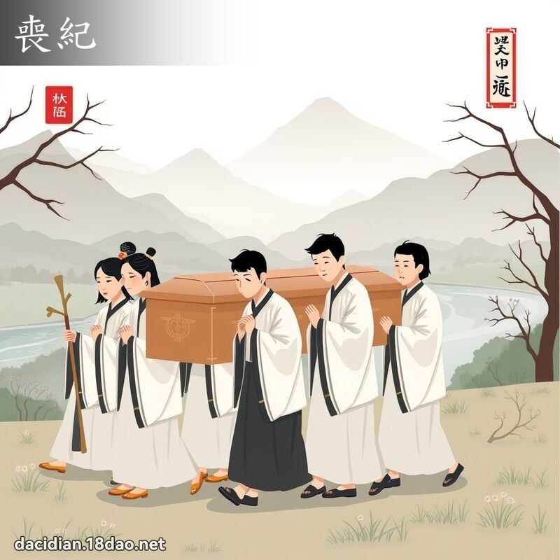喪紀 - 國語大辭典配圖