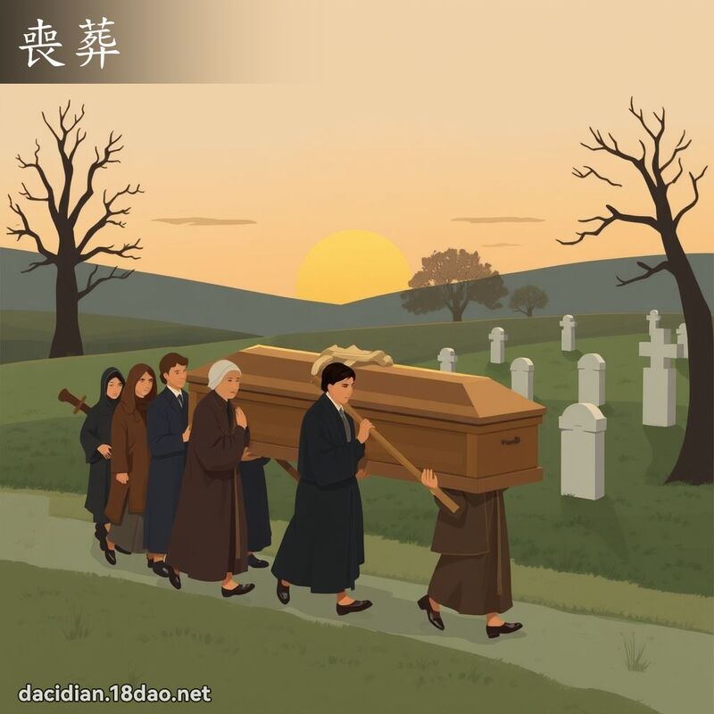 喪葬 - 國語大辭典配圖