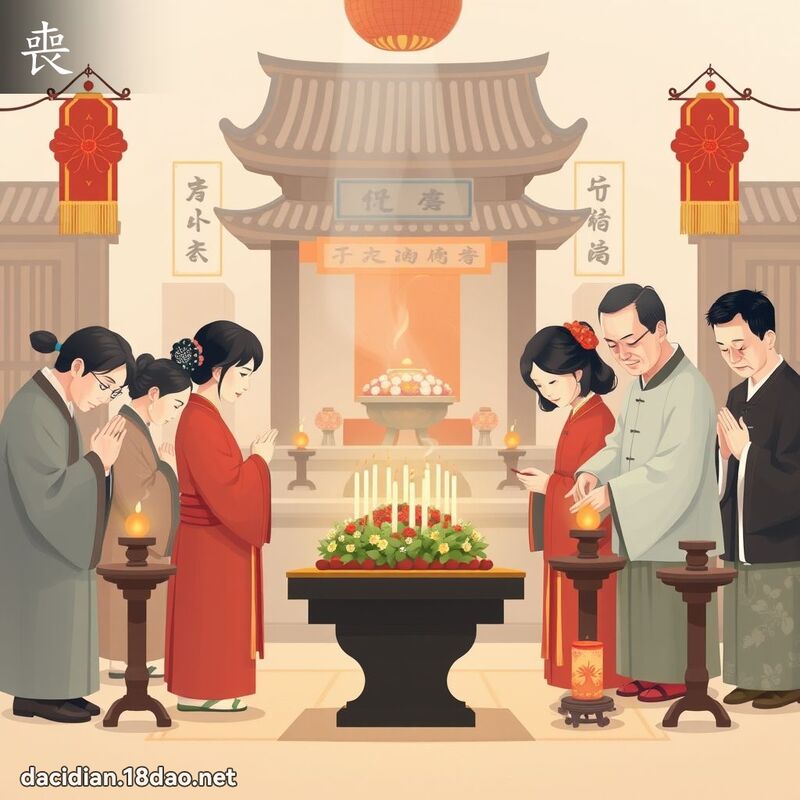 漢字: 喪 (多音字)