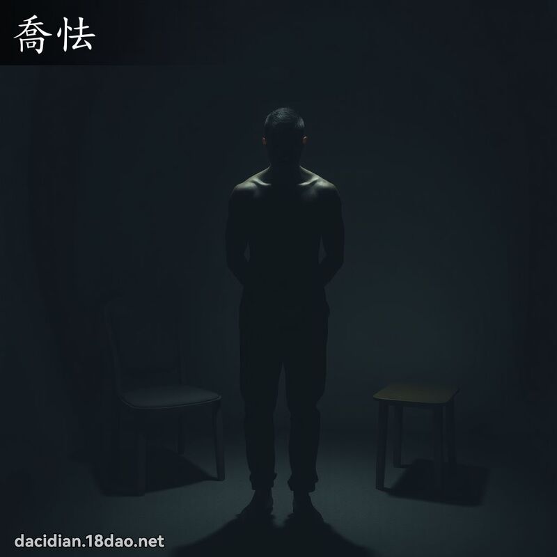 词语: 乔怯 (多意词)