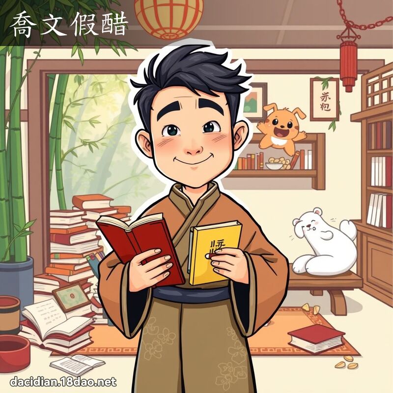 喬文假醋 - 國語大辭典配圖