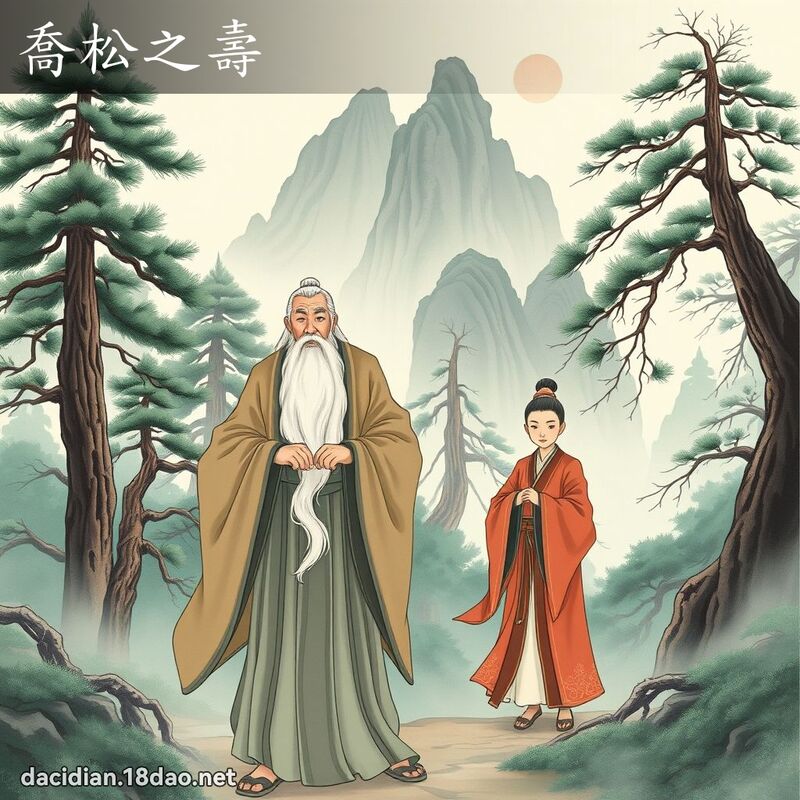 乔松之寿 - 国语大辞典配图