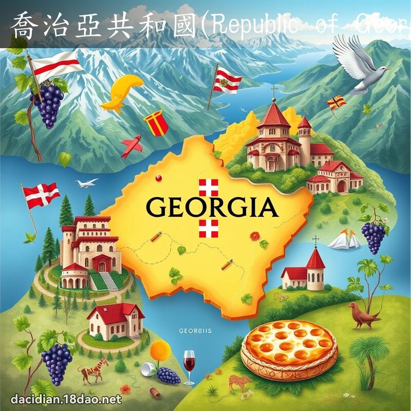 喬治亞共和國(Republic of Georgia) - 國語大辭典配圖