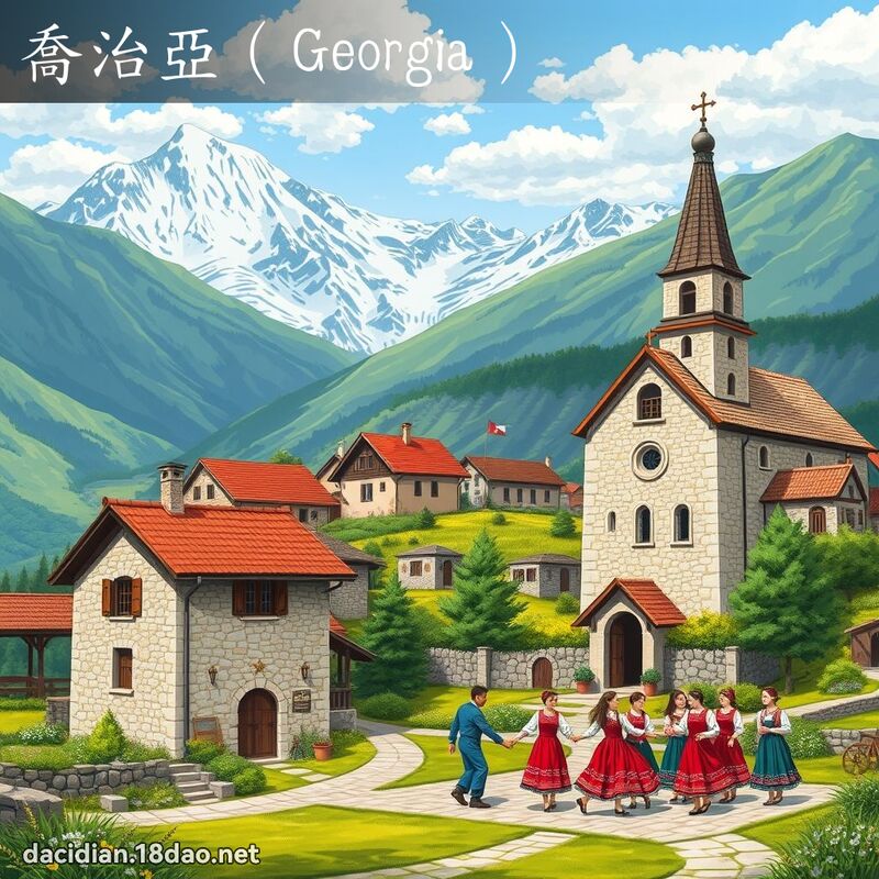 喬治亞（Georgia） - 國語大辭典配圖