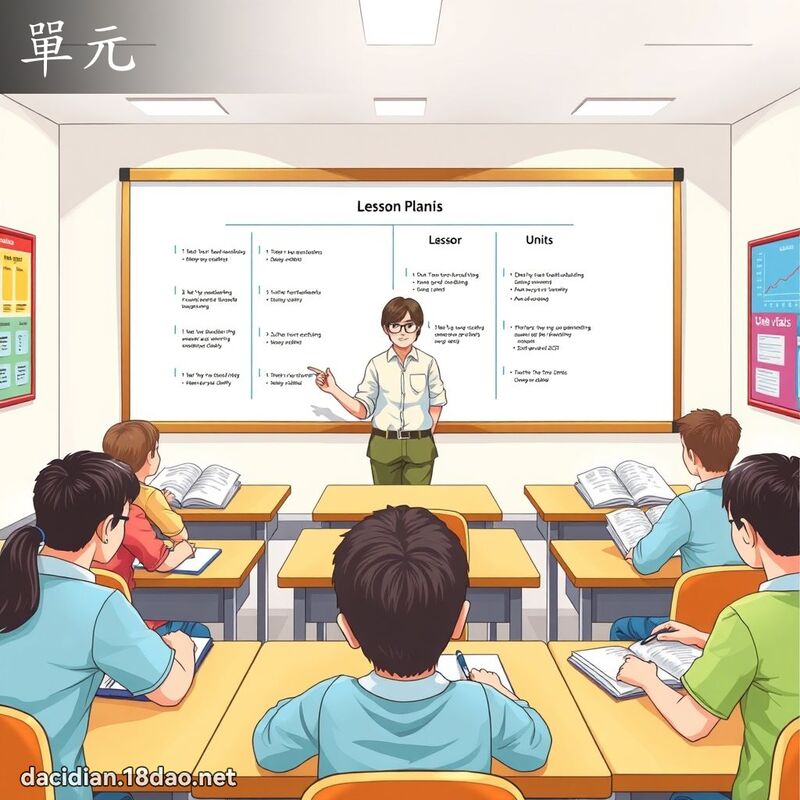 單元 - 國語大辭典配圖
