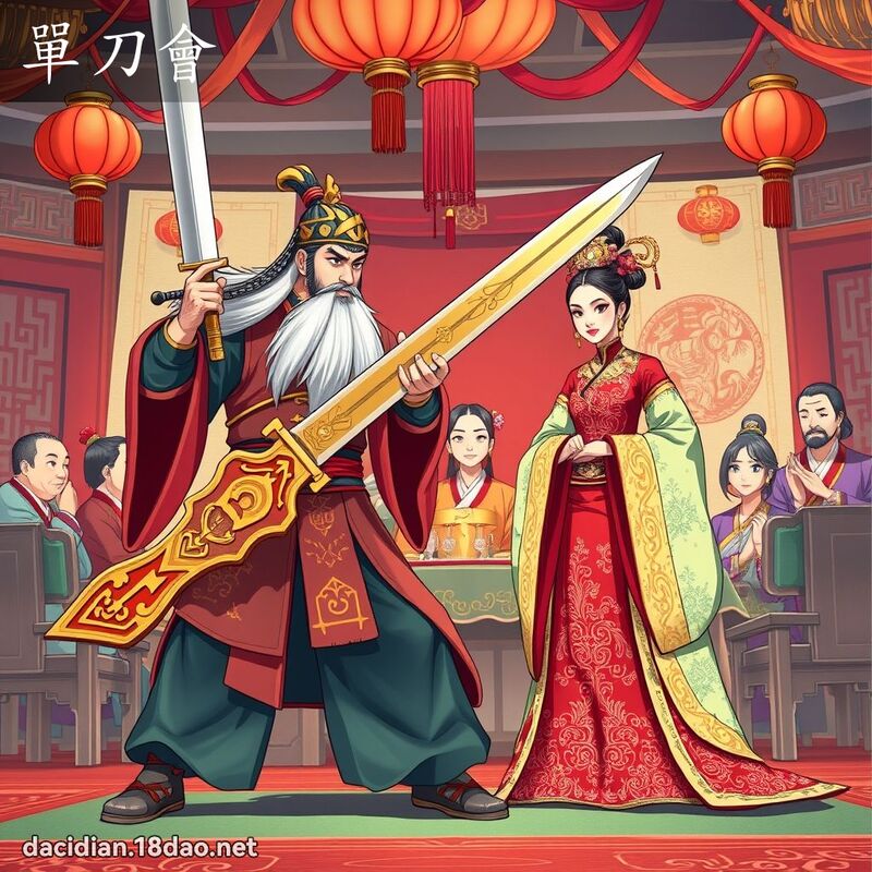 單刀會 - 國語大辭典配圖