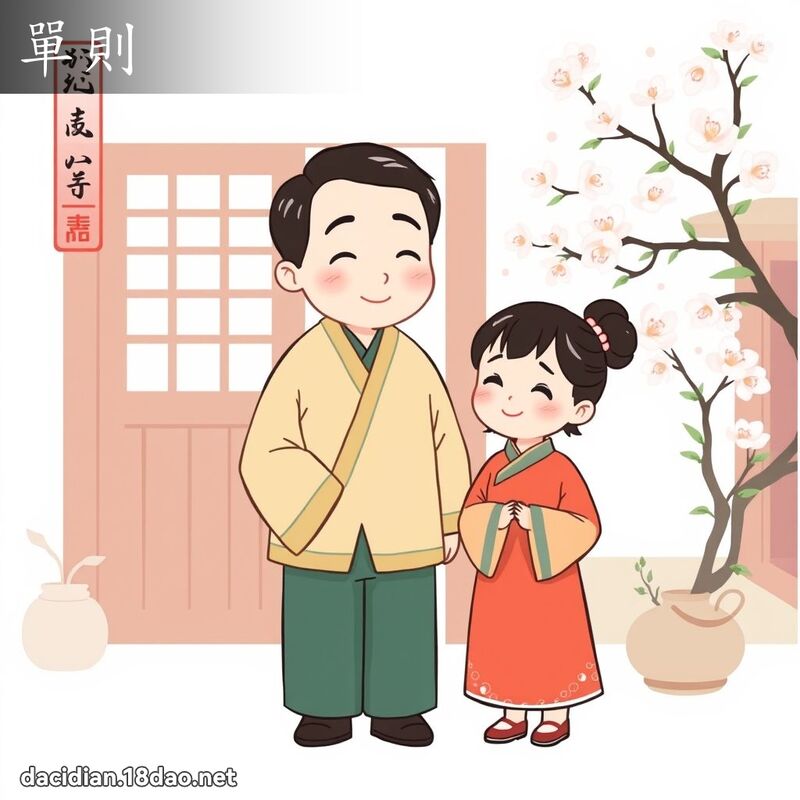 單則 - 國語大辭典配圖