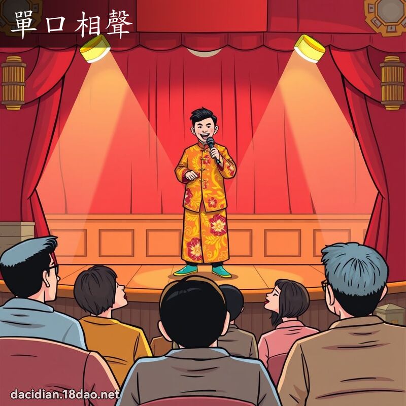 單口相聲 - 國語大辭典配圖