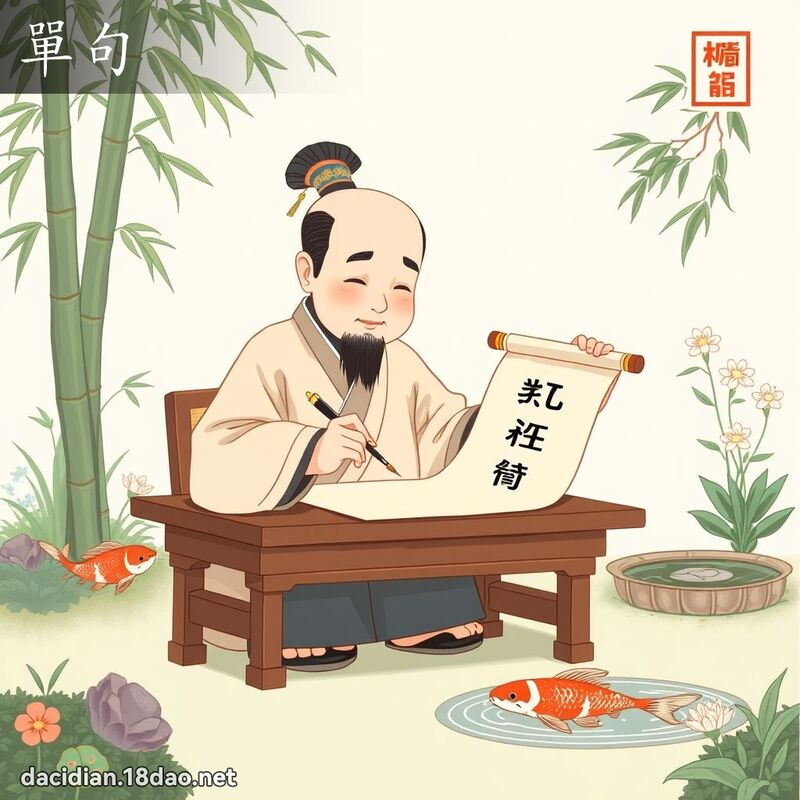 單句 - 國語大辭典配圖