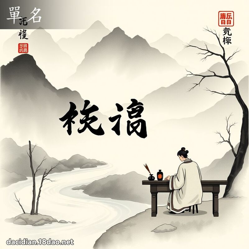 單名 - 國語大辭典配圖