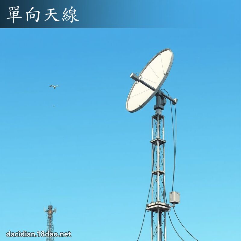 單向天線 - 國語大辭典配圖