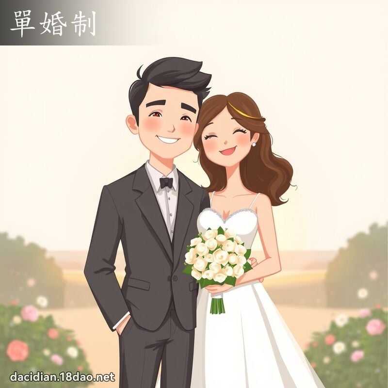 單婚制 - 國語大辭典配圖