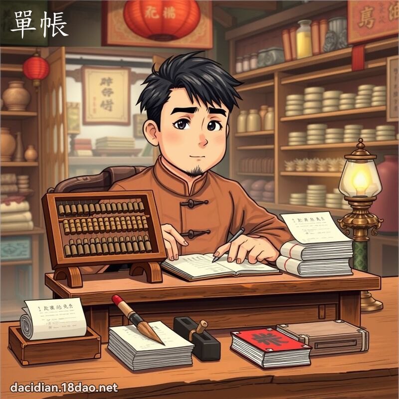 單帳 - 國語大辭典配圖