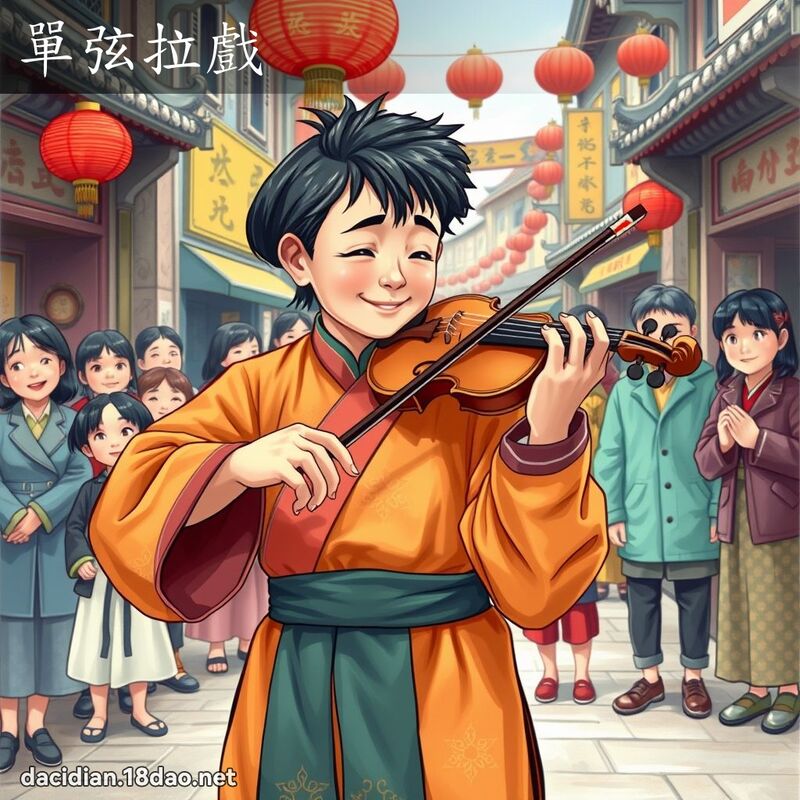 單弦拉戲 - 國語大辭典配圖