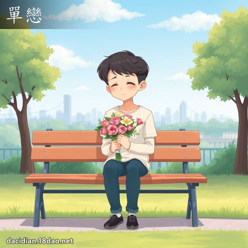 單戀 - 國語大辭典配圖