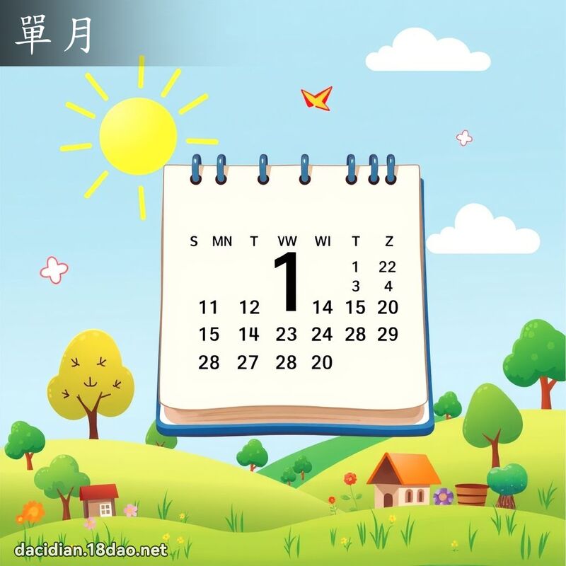 單月 - 國語大辭典配圖