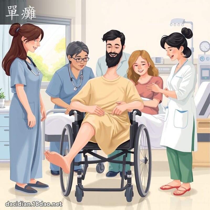 單癱 - 國語大辭典配圖