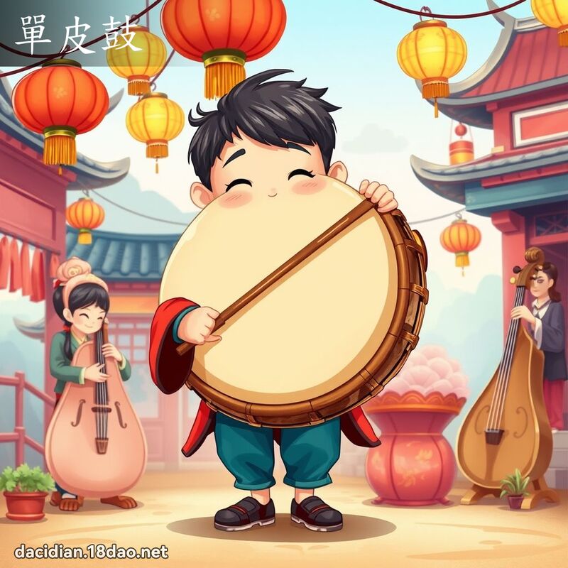 單皮鼓 - 國語大辭典配圖