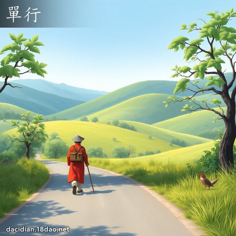 单行 - 国语大辞典配图