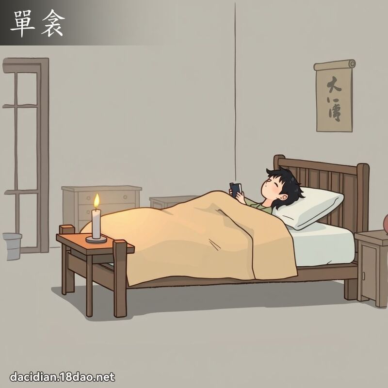 单衾 - 国语大辞典配图
