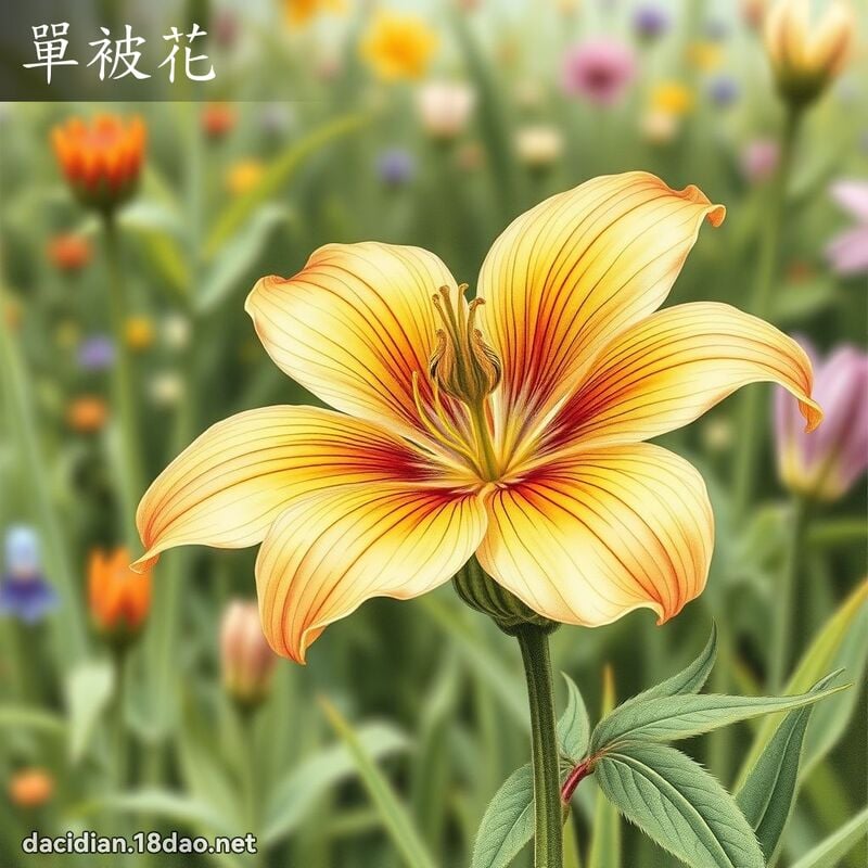 单被花 - 国语大辞典配图