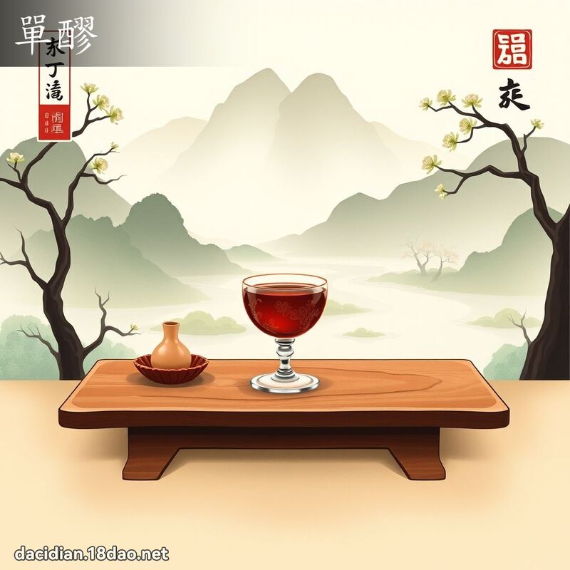 单醪 - 国语大辞典配图