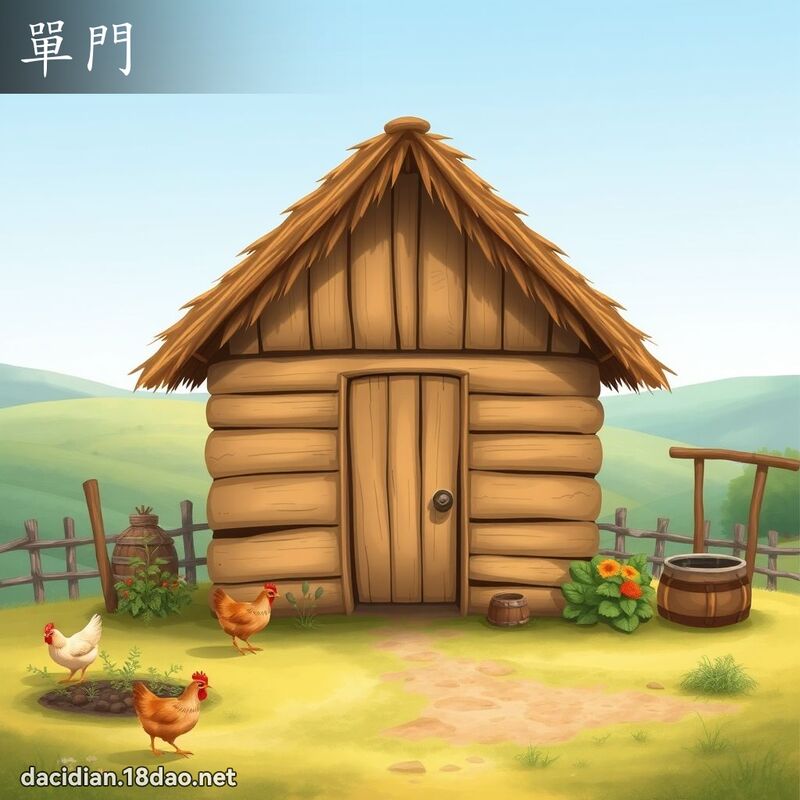 单门 - 国语大辞典配图
