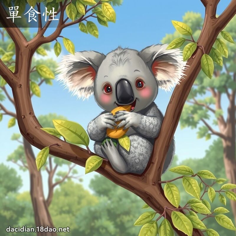 單食性 - 國語大辭典配圖