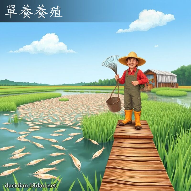單養養殖 - 國語大辭典配圖