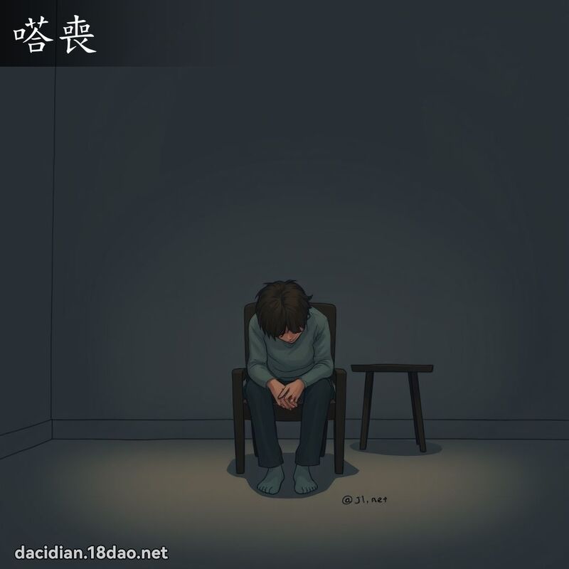 嗒丧 - 国语大辞典配图