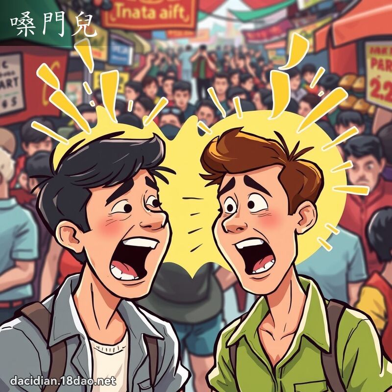 嗓门儿 - 国语大辞典配图