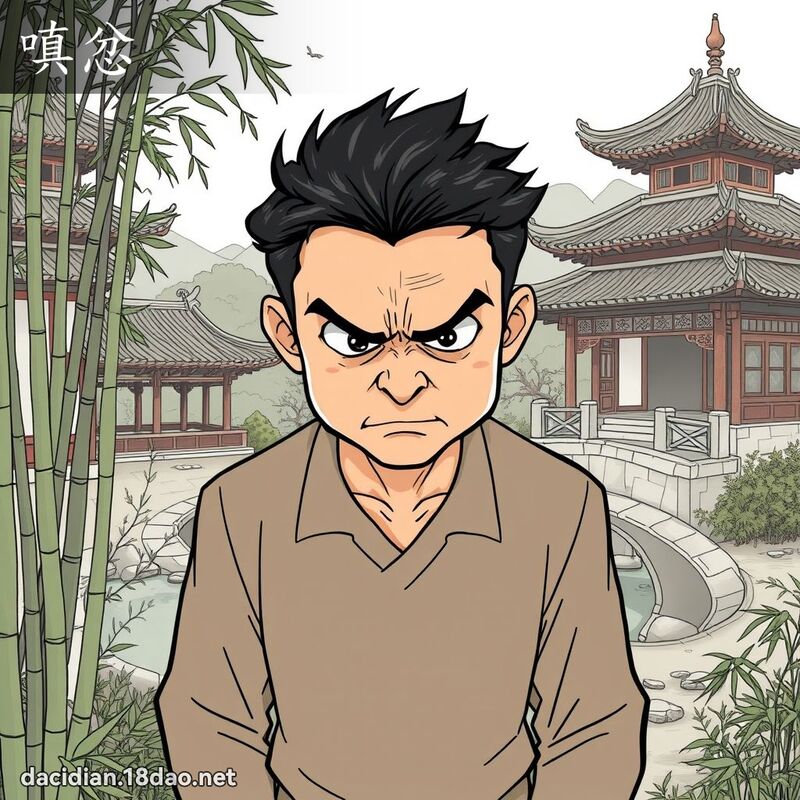 嗔忿 - 國語大辭典配圖
