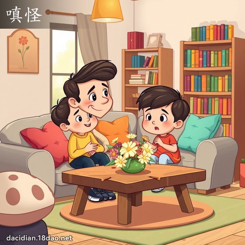 嗔怪 - 國語大辭典配圖