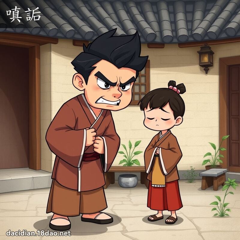 嗔詬 - 国语大辞典配图