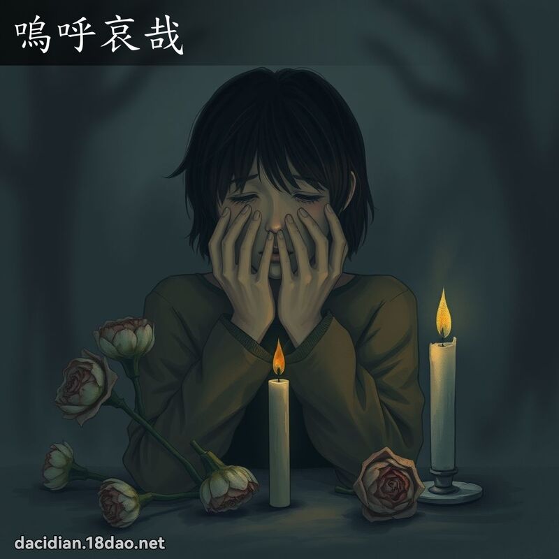 嗚呼哀哉 - 國語大辭典配圖
