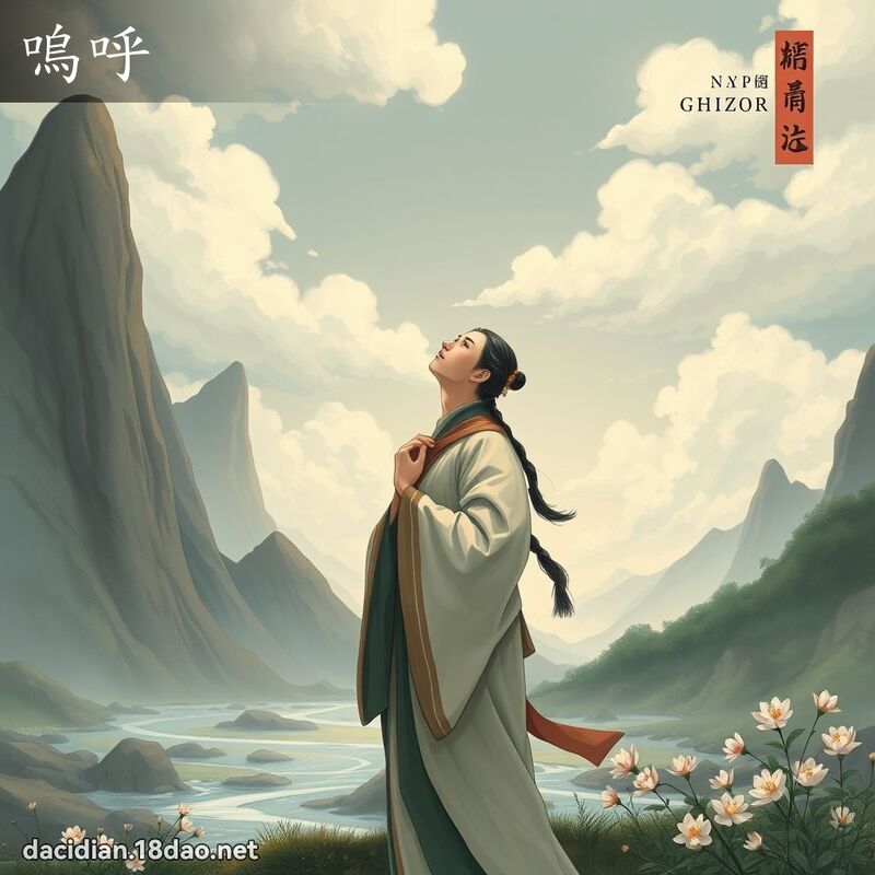呜呼 - 国语大辞典配图